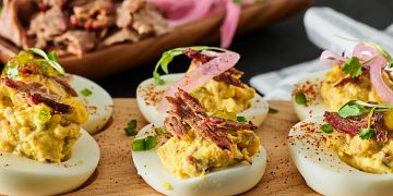 Brisket Deviled Eggs